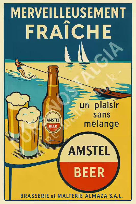 AMSTEL Beer "Merveilleseument Fraiche"